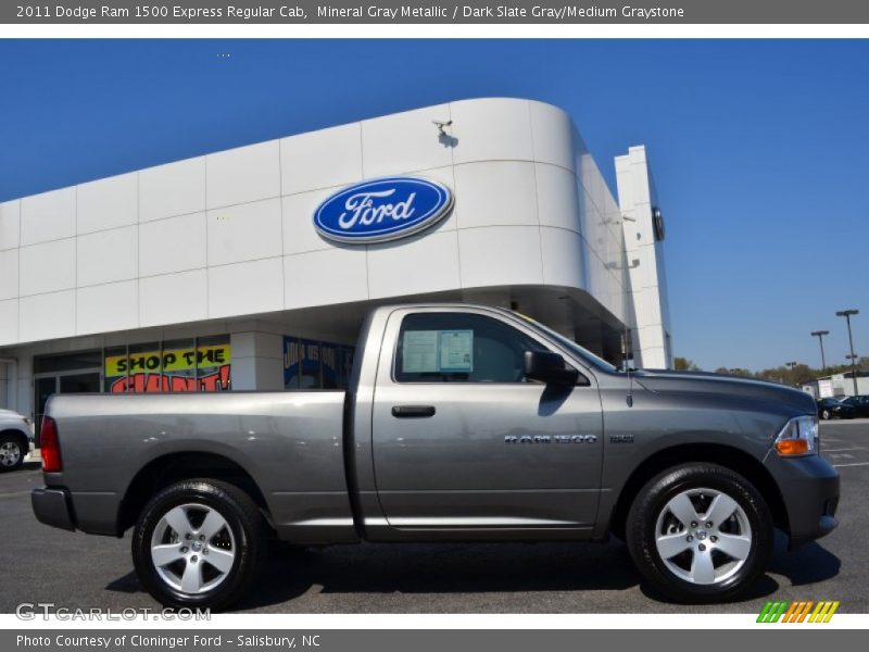 Mineral Gray Metallic / Dark Slate Gray/Medium Graystone 2011 Dodge Ram 1500 Express Regular Cab