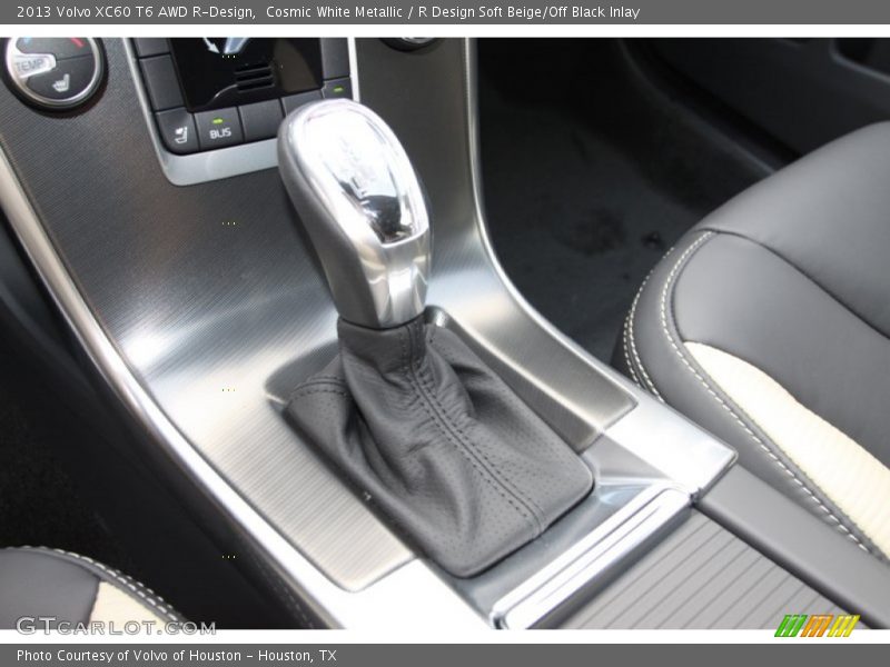 Cosmic White Metallic / R Design Soft Beige/Off Black Inlay 2013 Volvo XC60 T6 AWD R-Design
