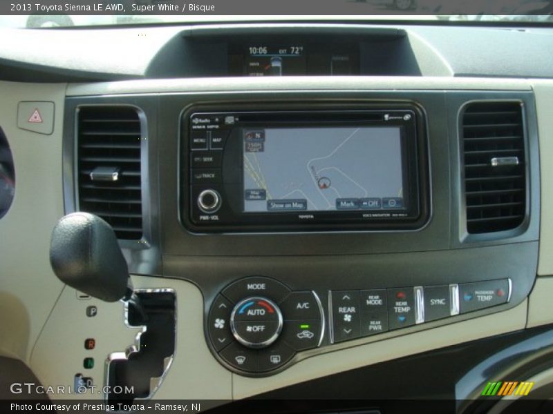 Super White / Bisque 2013 Toyota Sienna LE AWD