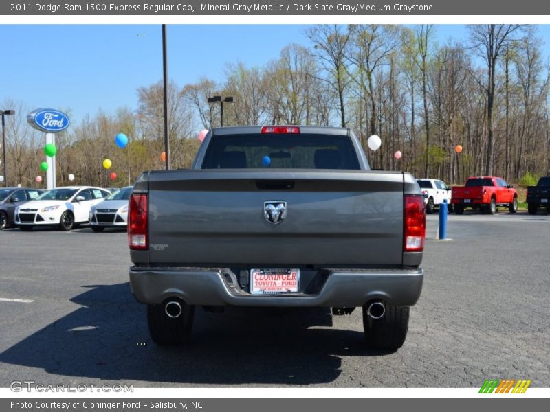 Mineral Gray Metallic / Dark Slate Gray/Medium Graystone 2011 Dodge Ram 1500 Express Regular Cab