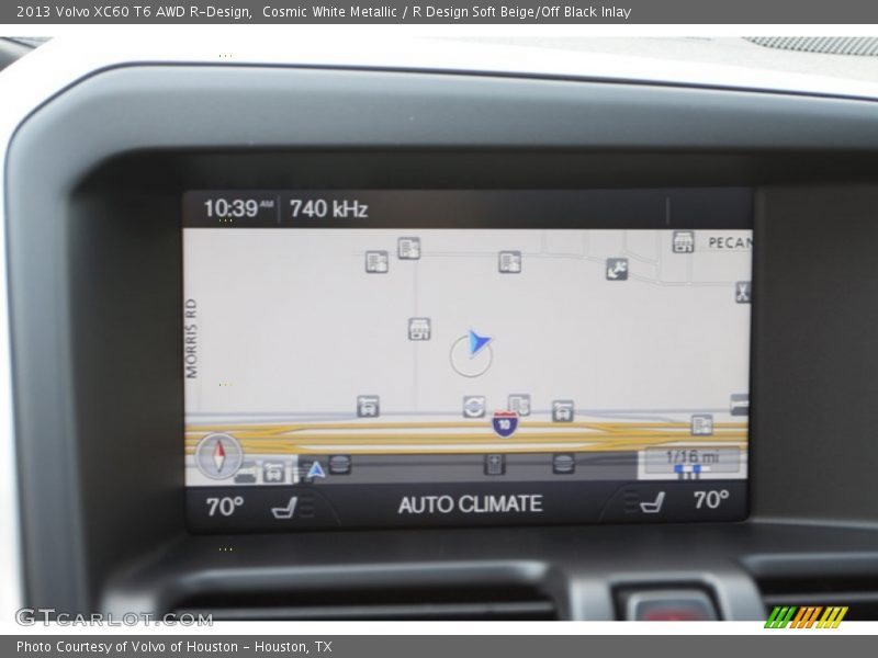 Cosmic White Metallic / R Design Soft Beige/Off Black Inlay 2013 Volvo XC60 T6 AWD R-Design