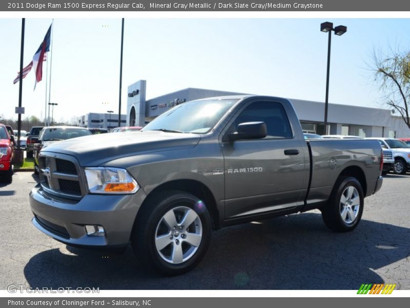 Mineral Gray Metallic / Dark Slate Gray/Medium Graystone 2011 Dodge Ram 1500 Express Regular Cab
