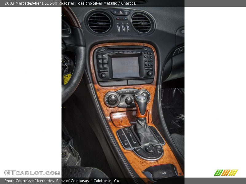 Controls of 2003 SL 500 Roadster