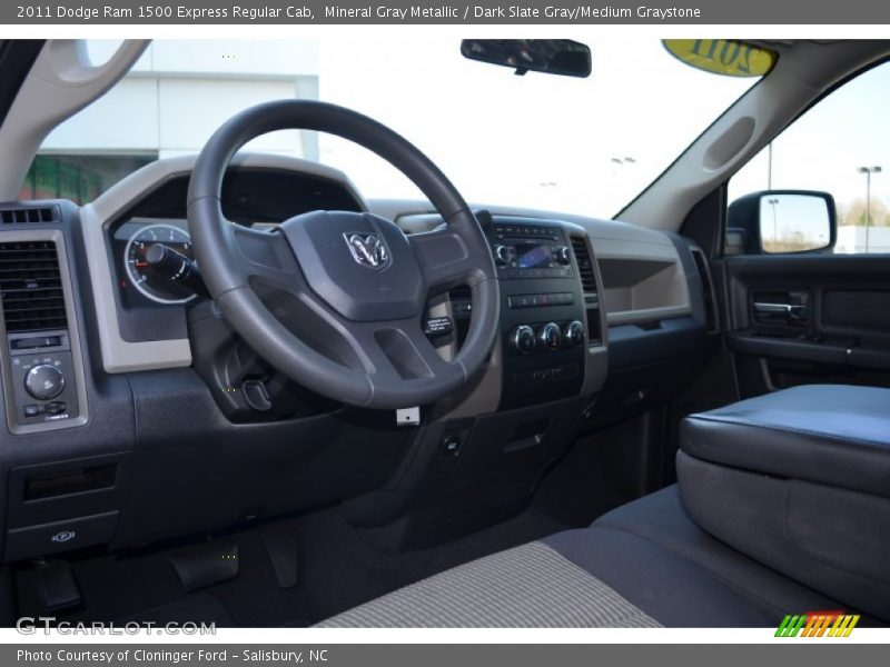 Mineral Gray Metallic / Dark Slate Gray/Medium Graystone 2011 Dodge Ram 1500 Express Regular Cab