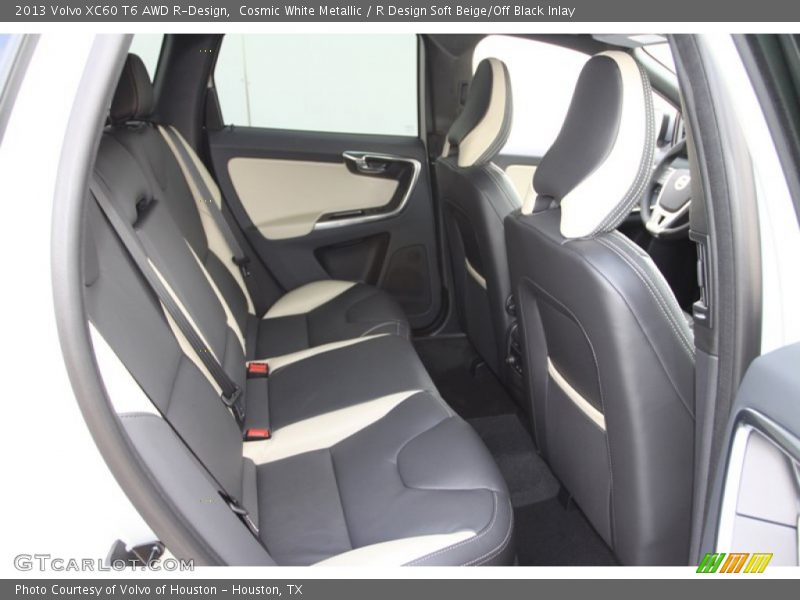 Cosmic White Metallic / R Design Soft Beige/Off Black Inlay 2013 Volvo XC60 T6 AWD R-Design