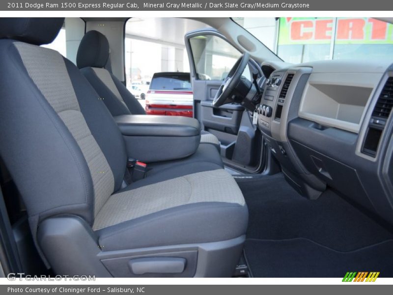Mineral Gray Metallic / Dark Slate Gray/Medium Graystone 2011 Dodge Ram 1500 Express Regular Cab