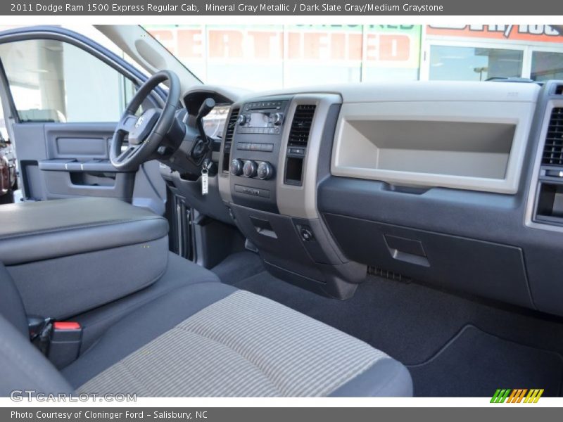 Mineral Gray Metallic / Dark Slate Gray/Medium Graystone 2011 Dodge Ram 1500 Express Regular Cab