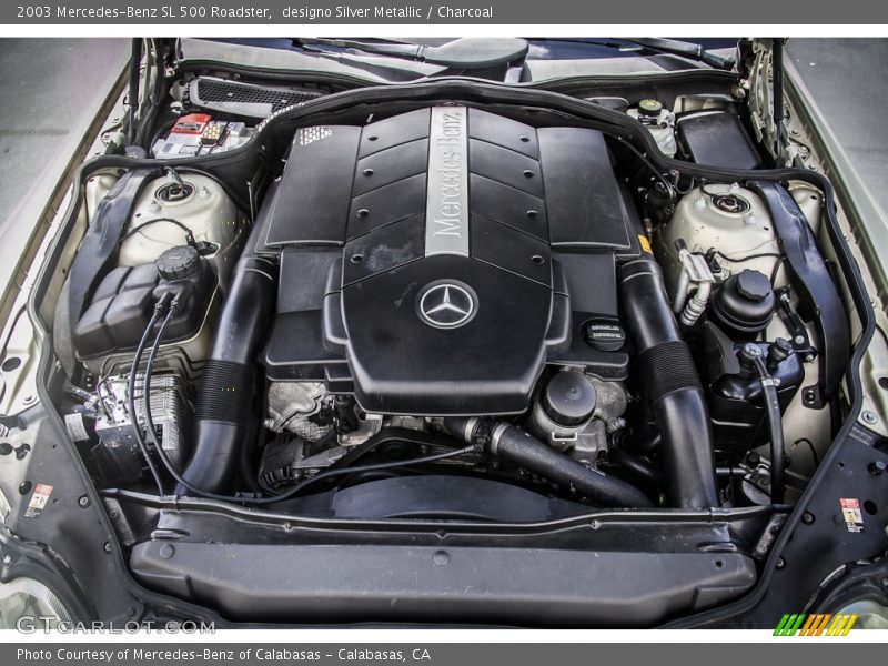  2003 SL 500 Roadster Engine - 5.0 Liter SOHC 24-Valve V8