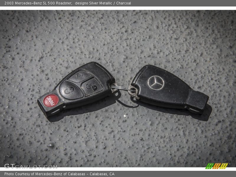 Keys of 2003 SL 500 Roadster
