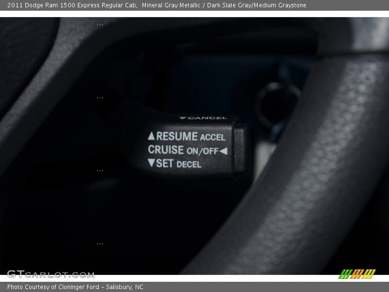 Mineral Gray Metallic / Dark Slate Gray/Medium Graystone 2011 Dodge Ram 1500 Express Regular Cab