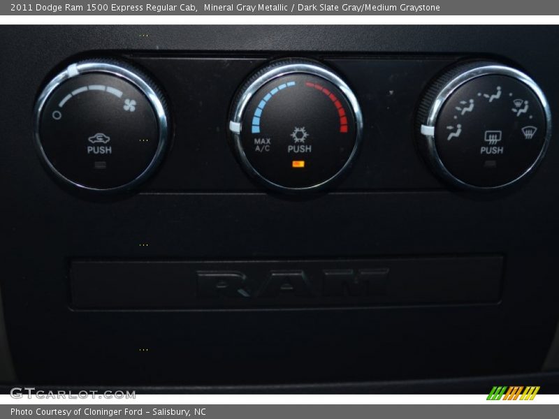 Mineral Gray Metallic / Dark Slate Gray/Medium Graystone 2011 Dodge Ram 1500 Express Regular Cab