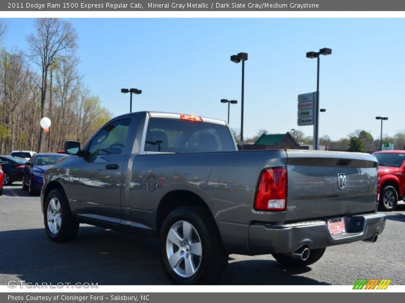 Mineral Gray Metallic / Dark Slate Gray/Medium Graystone 2011 Dodge Ram 1500 Express Regular Cab
