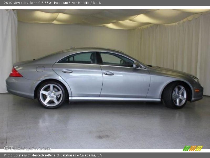 Paladium Silver Metallic / Black 2010 Mercedes-Benz CLS 550