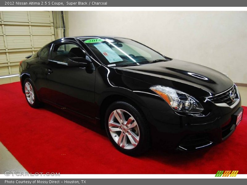 Super Black / Charcoal 2012 Nissan Altima 2.5 S Coupe