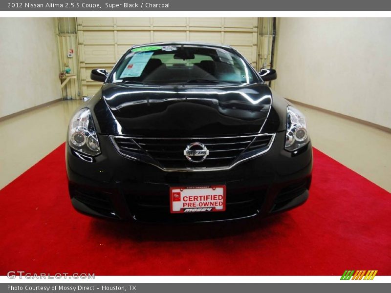 Super Black / Charcoal 2012 Nissan Altima 2.5 S Coupe