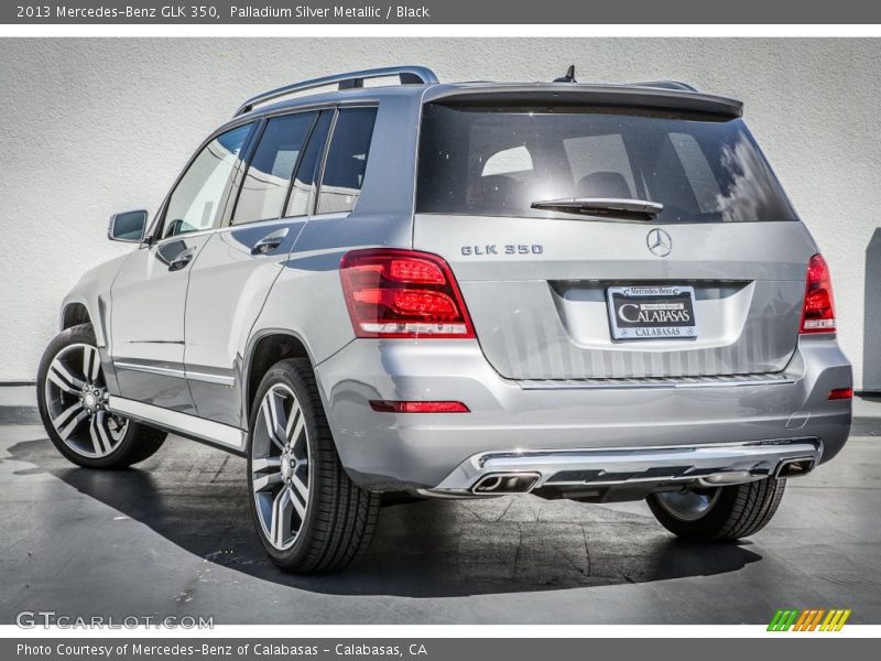 Palladium Silver Metallic / Black 2013 Mercedes-Benz GLK 350