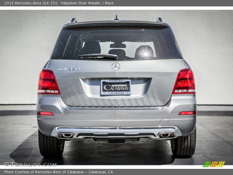 Palladium Silver Metallic / Black 2013 Mercedes-Benz GLK 350