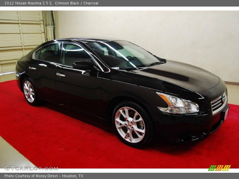 Crimson Black / Charcoal 2012 Nissan Maxima 3.5 S