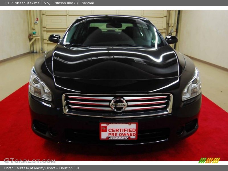 Crimson Black / Charcoal 2012 Nissan Maxima 3.5 S