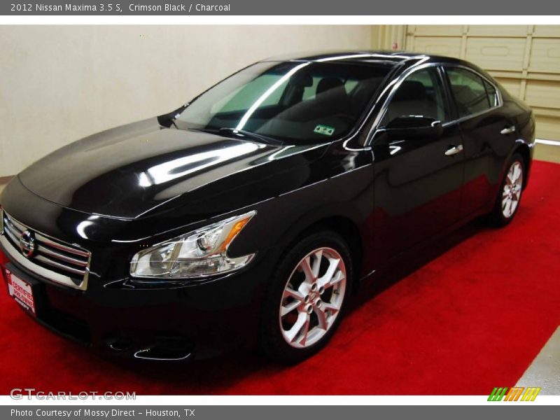 Crimson Black / Charcoal 2012 Nissan Maxima 3.5 S