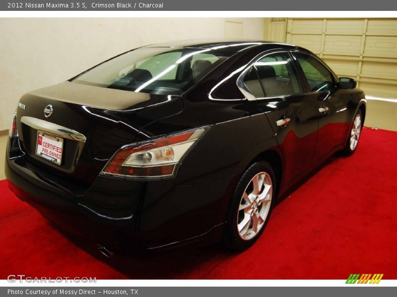 Crimson Black / Charcoal 2012 Nissan Maxima 3.5 S