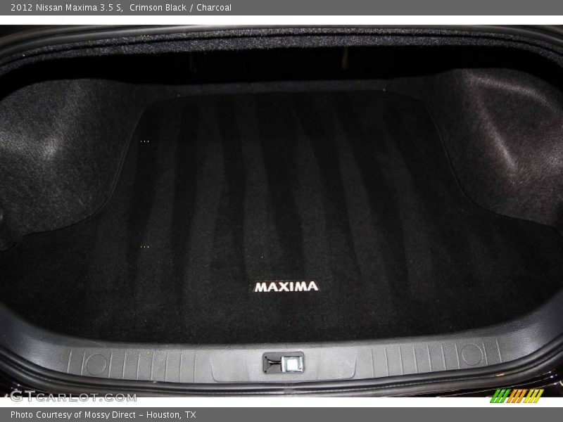 Crimson Black / Charcoal 2012 Nissan Maxima 3.5 S