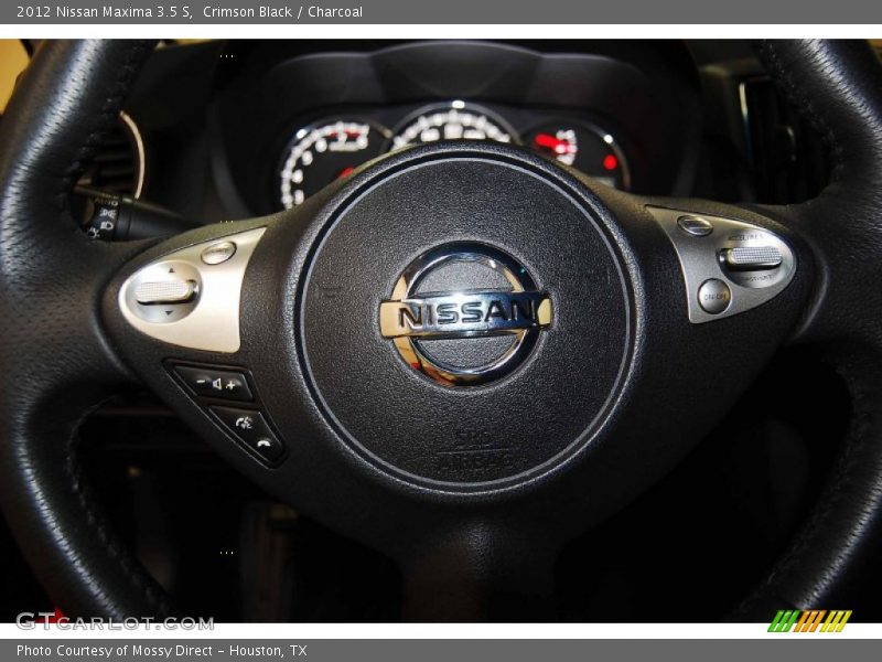 Crimson Black / Charcoal 2012 Nissan Maxima 3.5 S