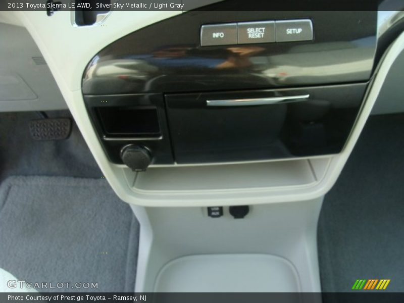 Silver Sky Metallic / Light Gray 2013 Toyota Sienna LE AWD