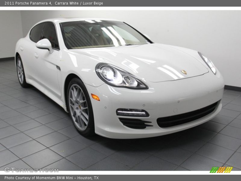 Carrara White / Luxor Beige 2011 Porsche Panamera 4