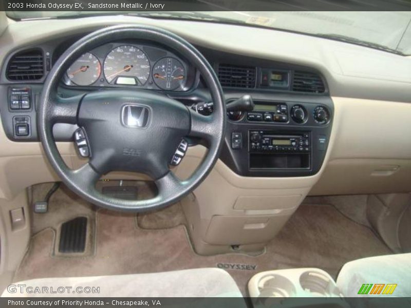 Sandstone Metallic / Ivory 2003 Honda Odyssey EX
