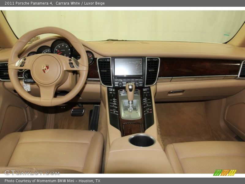 Carrara White / Luxor Beige 2011 Porsche Panamera 4