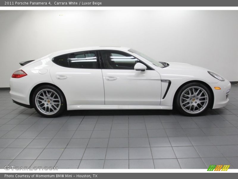 Carrara White / Luxor Beige 2011 Porsche Panamera 4