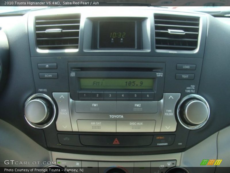 Salsa Red Pearl / Ash 2010 Toyota Highlander V6 4WD