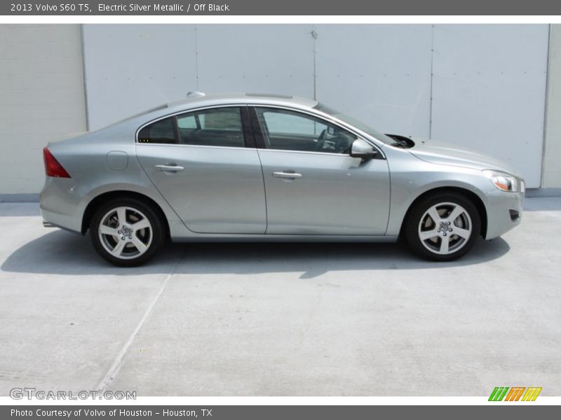 Electric Silver Metallic / Off Black 2013 Volvo S60 T5