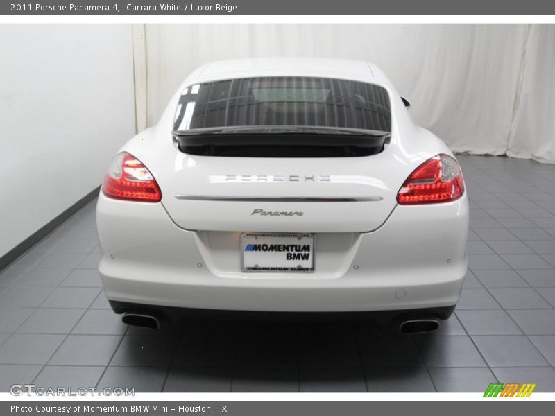 Carrara White / Luxor Beige 2011 Porsche Panamera 4