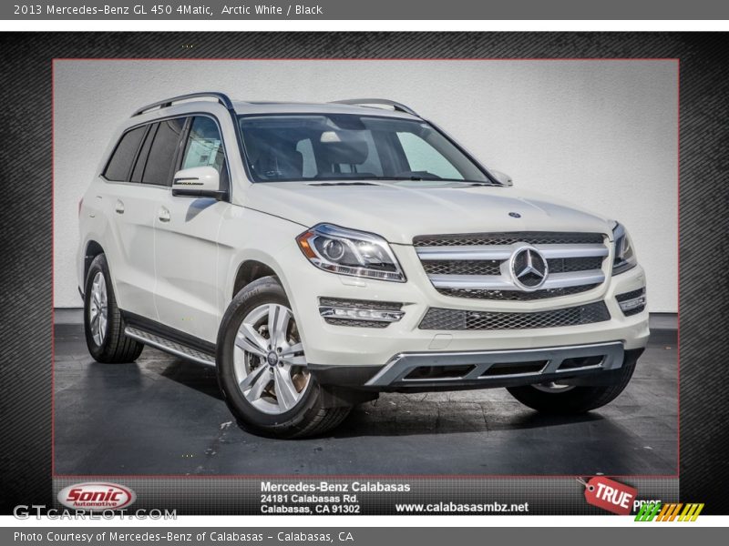 Arctic White / Black 2013 Mercedes-Benz GL 450 4Matic