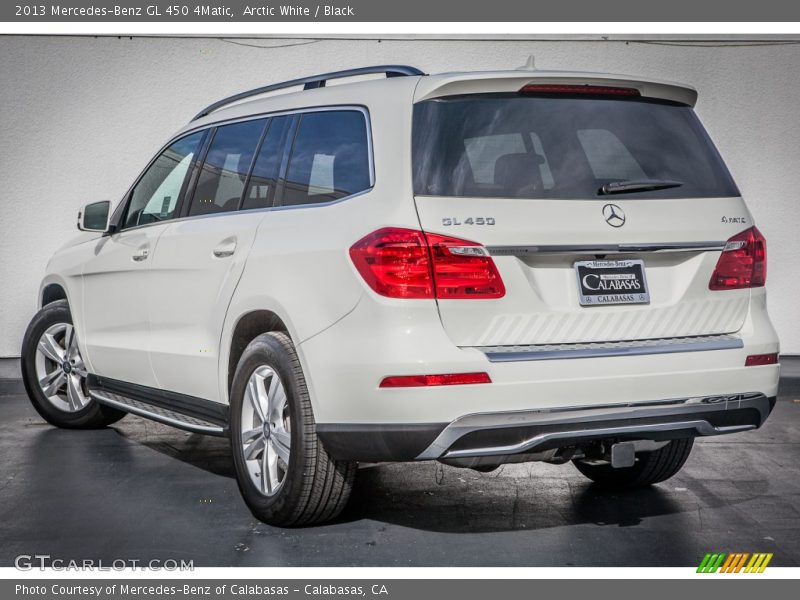 Arctic White / Black 2013 Mercedes-Benz GL 450 4Matic