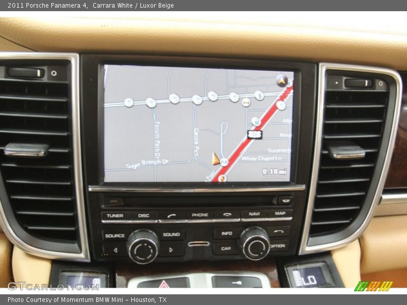 Carrara White / Luxor Beige 2011 Porsche Panamera 4