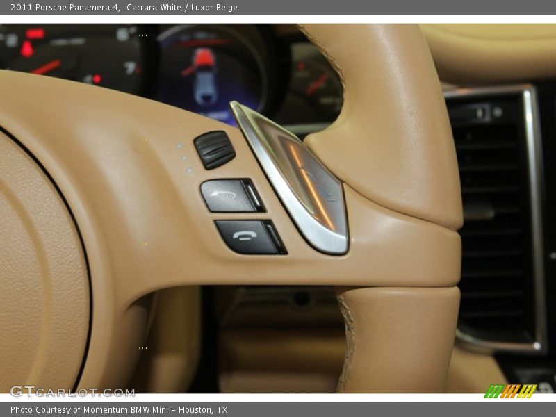 Carrara White / Luxor Beige 2011 Porsche Panamera 4