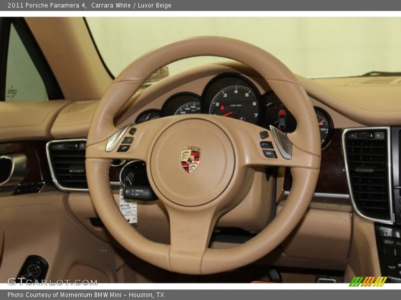 Carrara White / Luxor Beige 2011 Porsche Panamera 4