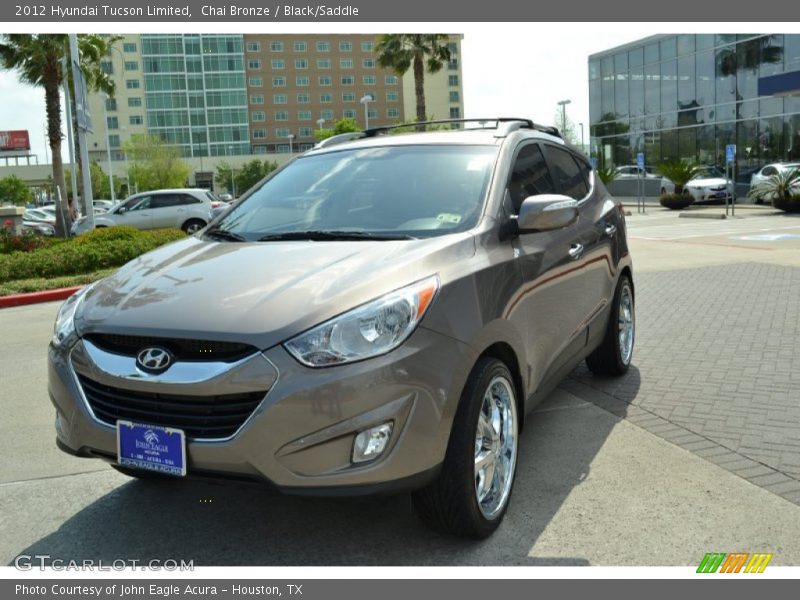 Chai Bronze / Black/Saddle 2012 Hyundai Tucson Limited