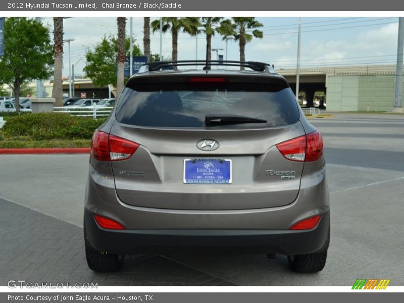 Chai Bronze / Black/Saddle 2012 Hyundai Tucson Limited