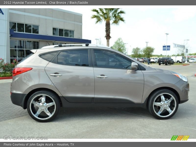 Chai Bronze / Black/Saddle 2012 Hyundai Tucson Limited
