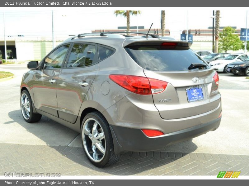 Chai Bronze / Black/Saddle 2012 Hyundai Tucson Limited