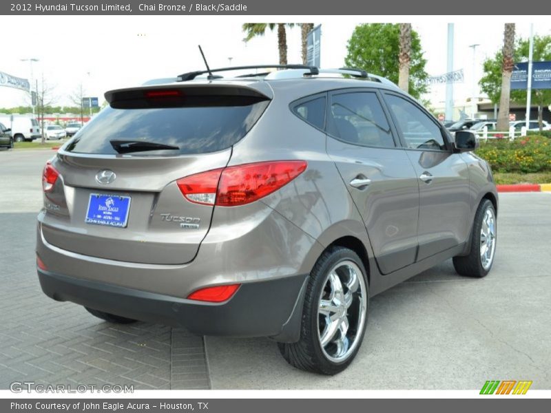 Chai Bronze / Black/Saddle 2012 Hyundai Tucson Limited