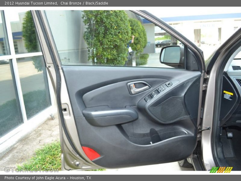 Chai Bronze / Black/Saddle 2012 Hyundai Tucson Limited