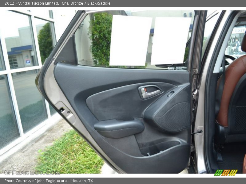 Chai Bronze / Black/Saddle 2012 Hyundai Tucson Limited