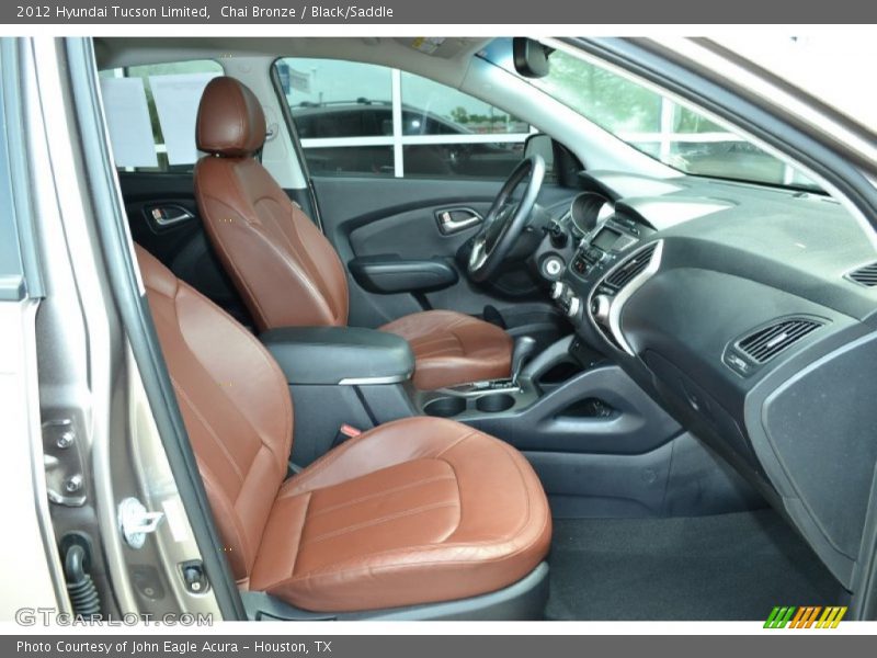 Chai Bronze / Black/Saddle 2012 Hyundai Tucson Limited