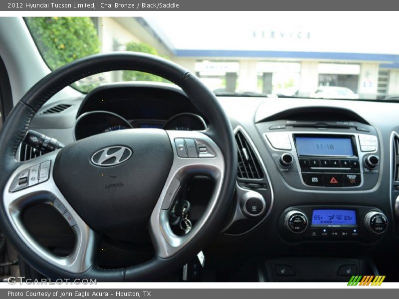 Chai Bronze / Black/Saddle 2012 Hyundai Tucson Limited
