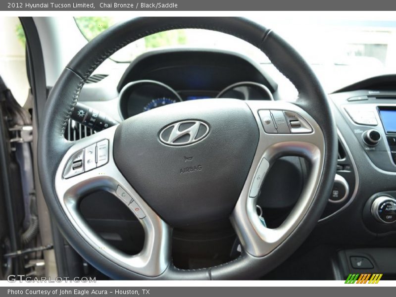 Chai Bronze / Black/Saddle 2012 Hyundai Tucson Limited